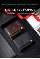 Cartera de Cuero Genuino SCHLATUM para Hombres Piel de Vaca de Capa Superior Vintage - details 0