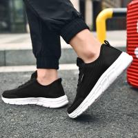 Zapatillas de Malla Transpirable Nuevas para Hombre Zapatos Ligeros Informales para Caminar - details 17