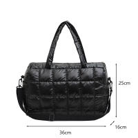 Bolso cruzado de algodón para mujer, bolsa de hombro de gran capacidad, a la moda, estilo Boston - details 26