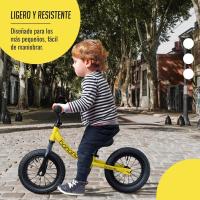 Bicicleta Ligera para niños y niñas pequeños de 2, 3, 4 y 5 años - sin Pedales para niños, con Manillar Ajustable y Asiento - Aluminio, neumáticos de Aire - Bici de Entrenamiento - details 1