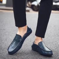 Zapatos Informales de Verano para Hombre Mocasines de Cuero con Transpirabilidad sin Cordones - details 17
