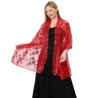 Vestidos de noche para dama de honor, chal de moda para fiesta de boda, capa de señora, envolturas nupciales con lentejuelas - details 0