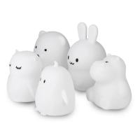 Lámpara LED Mini de Dibujos Animados Luz Nocturna RGB Portátil Silicona - details 21