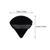 10/12 Uds. Base de felpa suave Trianular Wet Dry Poop Puff para cosméticos líquidos y individuales - details 4