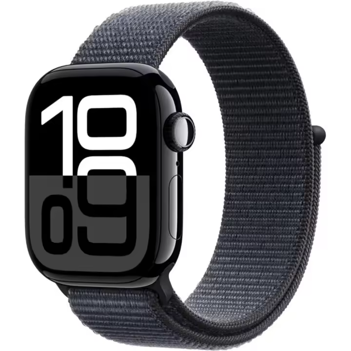Apple Watch Series 10 GPS 42mm Ca Aluminio Negro Azabach con Correa Deportiva Ink - 1