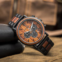 Reloj de Madera para Hombre DODO DEER – Reloj de Cuarzo Multifuncional Personalizado, Estilo Clásico y Elegante - details 4