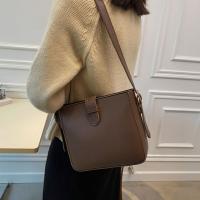 Bolso cuadrado de cuero PU de gran capacidad, bolso de hombro Simple que combina con todo de estilo coreano, bolso de almacenamiento, bolso de mano cuadrado Ins para exteriores - details 20