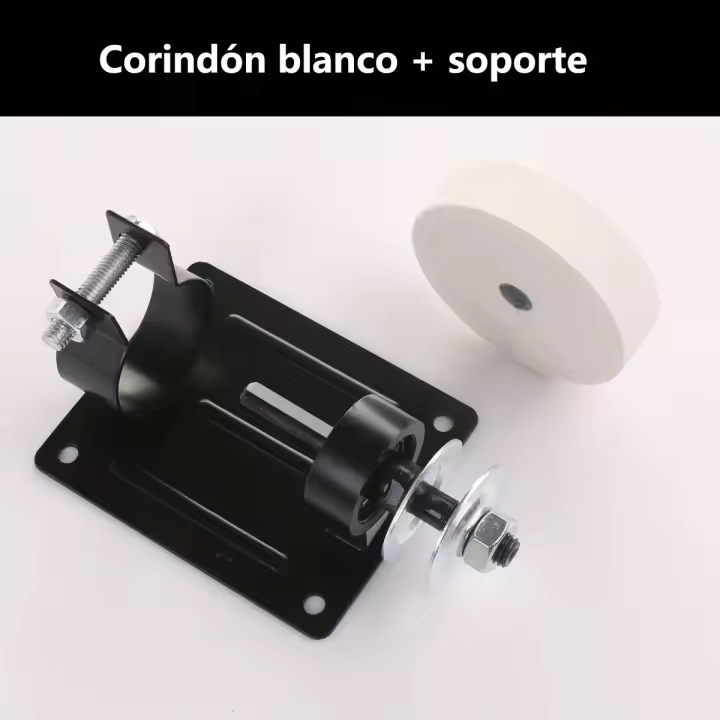 Mini lijadora de Correa con soporte，Pulidora eléctrica rectificadora de Metal - 1