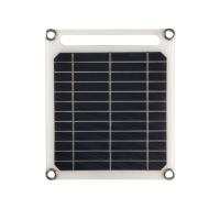 Panel Solar portátil multiusos para exteriores, ventilador alimentado por energía Solar, cargador Solar inteligente de 6W, ahorro de energía - details 3