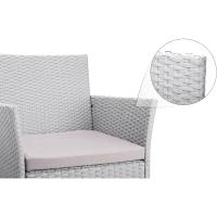 Juego de Muebles de Jardín al Aire Libre Conjunto de Mesa y Sillas de 4 Piezas - details 9
