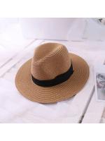 Sombrero de Paja Sombrero de copa con sombra de protección solar al aire libre para hombres Sombrero de Panamá Sombrero plegable británico - details 11