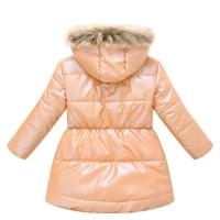 Manténgase abrigado y parece con estilo: chaqueta térmica con capucha para niña con acolchado alternativo de plumón para invierno - details 42