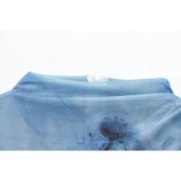 BUNO-moda de verano para mujer, vestido plisado estampado ajustado sexy, vestido largo hasta el tobillo sin mangas con cremallera elegante para mujer - details 10