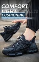 Zapatos de Seguridad para Hombres Punta de Acero, Comodidad de Cojín de Aire, a Prueba de Agujeros - details 1