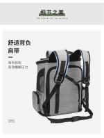 Mochila extensible para mascotas, bolsa de gran capacidad, transpirable, portátil, plegable - details 3