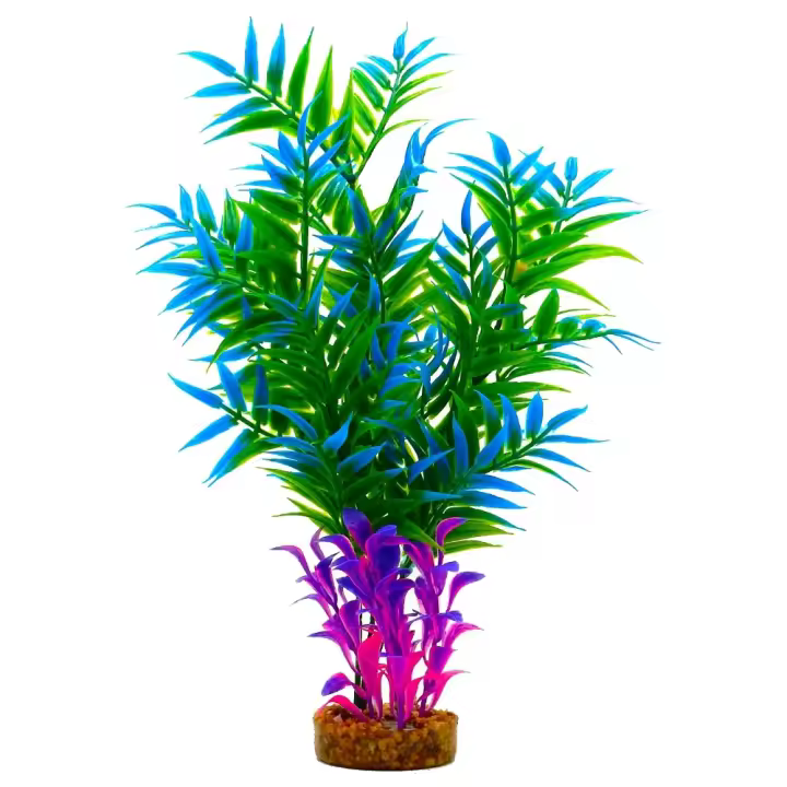 Aqua Culture Maidenhair helecho decoración de plantas de acuario, colores brillantes - 1