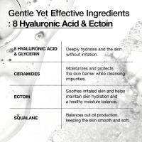 ANUA Moisturizing Gentle Gel Cleanser, Hyaluronic Acid, Squalane, Ceramide, Foaming Facial Korean Cleanser, pH Balance, Daily Hydrating Face Wash, Korean Skincare (150ml/5.07fl oz.) - details 3