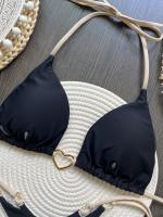 Conjunto de Bikini Halter de Color Sólido RUOTONSEPT Traje de Baño de Estilo Brasileño para Mujeres - details 6