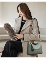 Bolso callejero de cuero genuino, bolso de mujer, bolso de piel de vaca de primera capa, nuevo estilo callejero, bolso de mensajero de hombro de moda versátil, suave de tres capas. - details 21
