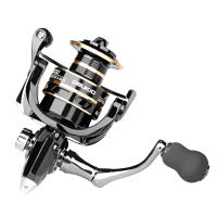 Carrete de Pesca de 12KG Máximo Arrastre Carrete de Metal 5.2:1 con Mango Carrete para Agua Salada - details 12