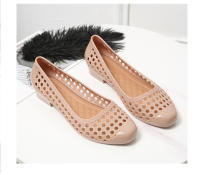 2025 sandalias de las mujeres de desgaste exterior bolsa hueca cabeza gelatina tacón grueso versátil moda antideslizante solo zapatos cómodos tendencia sandalias - details 11