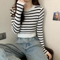 2025 Otoño Moda Mujer Jersey Suéteres Jersey de punto Tops de manga larga Invierno Básico sólido suave suéter femenino - details 16