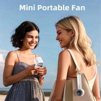 Ventilador portátil Mini ventilador con batería recargable, blanco - details 6