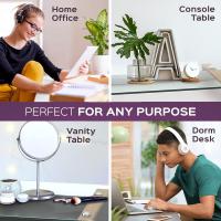 Mesita de Centro Rectangular, de Vidrio y Madera con Bandeja para Revistas, Mesa de Centro Baja para Salón y Oficina - details 13