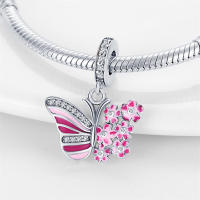 Perla de Cerezo Rosa Mágica en Plata 925 Original para DIY Pulsera de 3mm Joyería de Ladies Regalo de Cumpleaños con Piedra Principal Natural - details 11