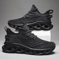 Zapatillas de correr para hombre, zapatillas deportivas transpirables, zapatillas antideslizantes para exteriores, zapatillas para correr cómodas e informales para parejas - details 16