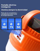 Linterna luz solar Portátil jardin exterior multifunción camping carpa regalo Luz de emergencia led - details 9