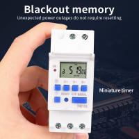 Interruptor de temporizador Digital, relé programable electrónico automático, Control de tiempo de 168 horas, semana/día/minutos/segundo, KG316S 220VAC 25A - details 36