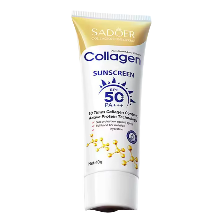 SADOER Crema de protección solar SPF 50 Control de aceite Anti-UV Hidratante antioxidante - 1