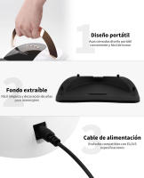 Lámpara UV LED para Secado de Uñas Lámpara de Manicura con Pantalla LCD 57/36LED 268/120W Lámpara UV para Esmalte de Gel Marca Producto para Belleza - details 7