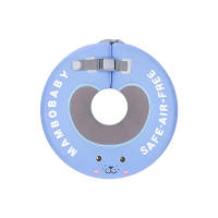 Manbao inflable bebé bebé cuello anillo engrosado ajustable recién nacido cuello de los niños anillo de natación - details 0