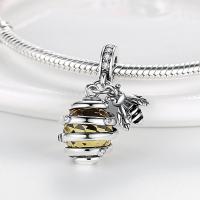 Pulsera de encanto S925 Plata esterlina 100% real con diseño de animales para mujeres joyería fina de cumpleaños regalo con piedra principal de zirconia y otros materiales naturales - details 1