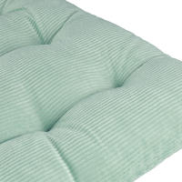 Cojín para silla de jardín, cómodo y grueso, Ideal para uso en interiores y exteriores, 45x45cm, color verde - details 1