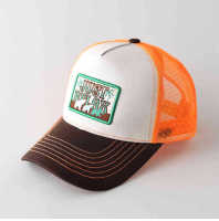 Primavera verano nuevo estilo americano patchwork tela bordada malla gorra de béisbol para hombres y mujeres sombreado transpirable versátil sombrero de pato - details 1