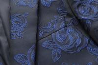 Chaqueta de esmoquin Floral para hombre, traje bordado rosa - details 12