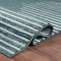 Alfombra de salón bohemia a rayas, resistente a las manchas, para sala de estar, cocina, dormitorio, comedor, oficina en casa - details 25