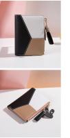 Cartera de cuero PU para mujer, monederos de cuero, tarjetero, monederos portátiles plegables para mujer - details 7
