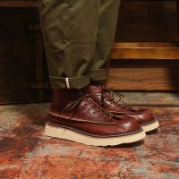Botas de hombre de caña alta, botas de hombre de cuero retro casual, zapatos de cuero herramientas - details 3