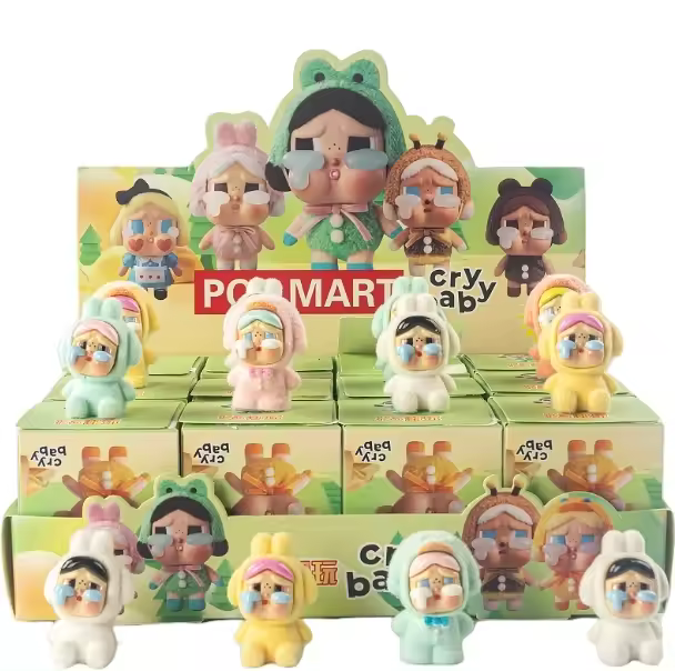Bubble materabu pequeño juguete llorando bebé marea jugar muñeca bolsa ciega Caja ciega un juego de 12pcs - 1