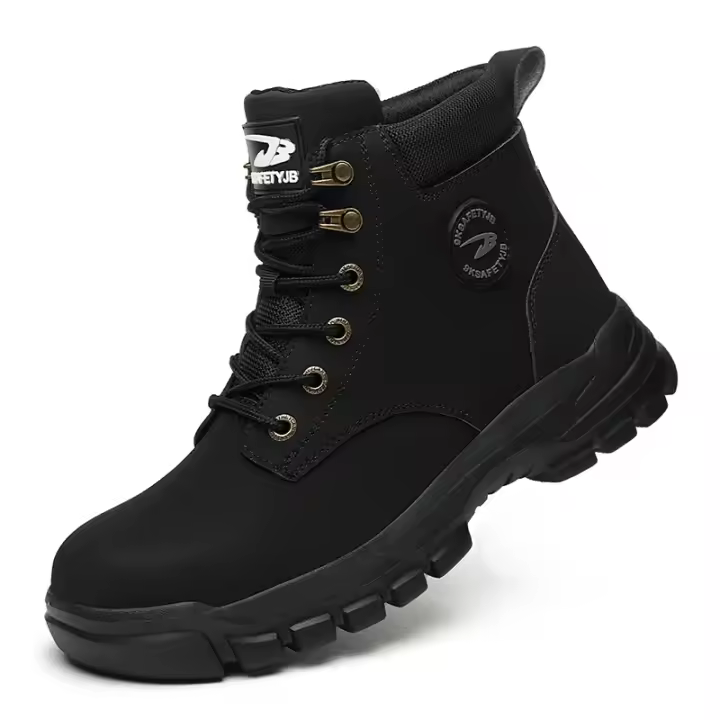 Nuevas Botas de Seguridad Impermeables 2024 Zapatos Industriales de Cuero Protectoro - 1