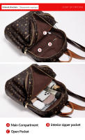 FOXER Mochila de viaje retro para mujer con firma de moda - details 8