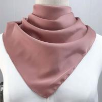Pañuelo para la cabeza de 70x70cm para mujer, pañuelos para el pelo de satén de seda, pañuelo bonito para mujer, bufandas para el cuello para mujer, verde, negro y blanco - details 4