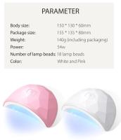 Secador LED UV LULAA Lámpara de cura para esmalte gel Manicura y pedicura salonario - details 1