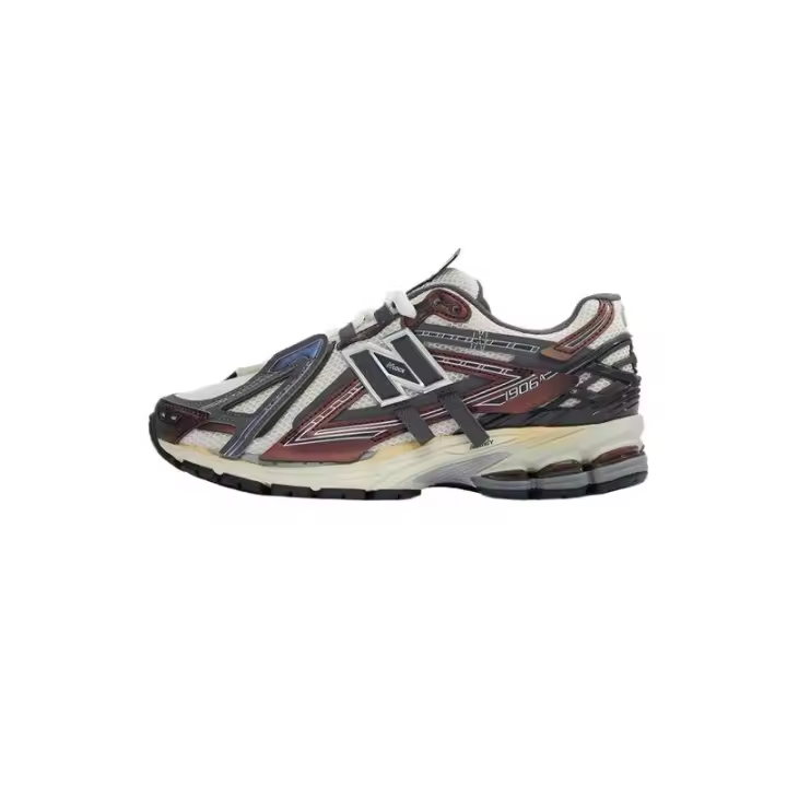 Oficial NUEVO NB 1906A Marrón U1906ANA Hombres Mujeres Zapatos de trabajo para correr - 1