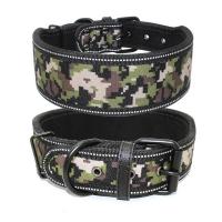 nailon reflectante perro, ustable, cómodo, acolchado, collares anchos mascotas para perros medianos y grandes, Collar de pastor - details 6