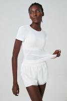 Conjunto deportivo de dos piezas para mujer, ropa deportiva corta de Color liso, transpirable, secado rápido, traje para correr - details 18